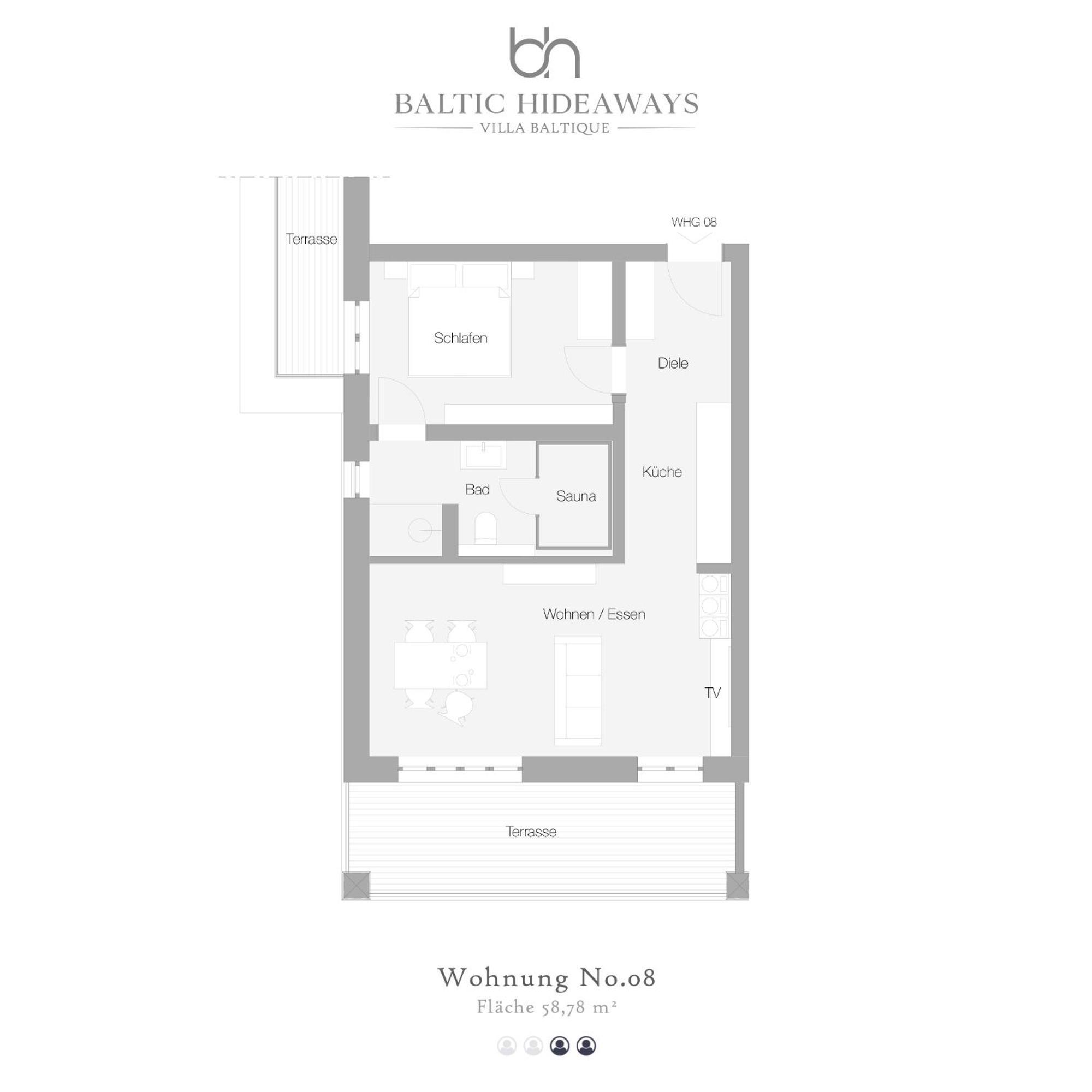 Villa Baltique Sellin  Rum bild