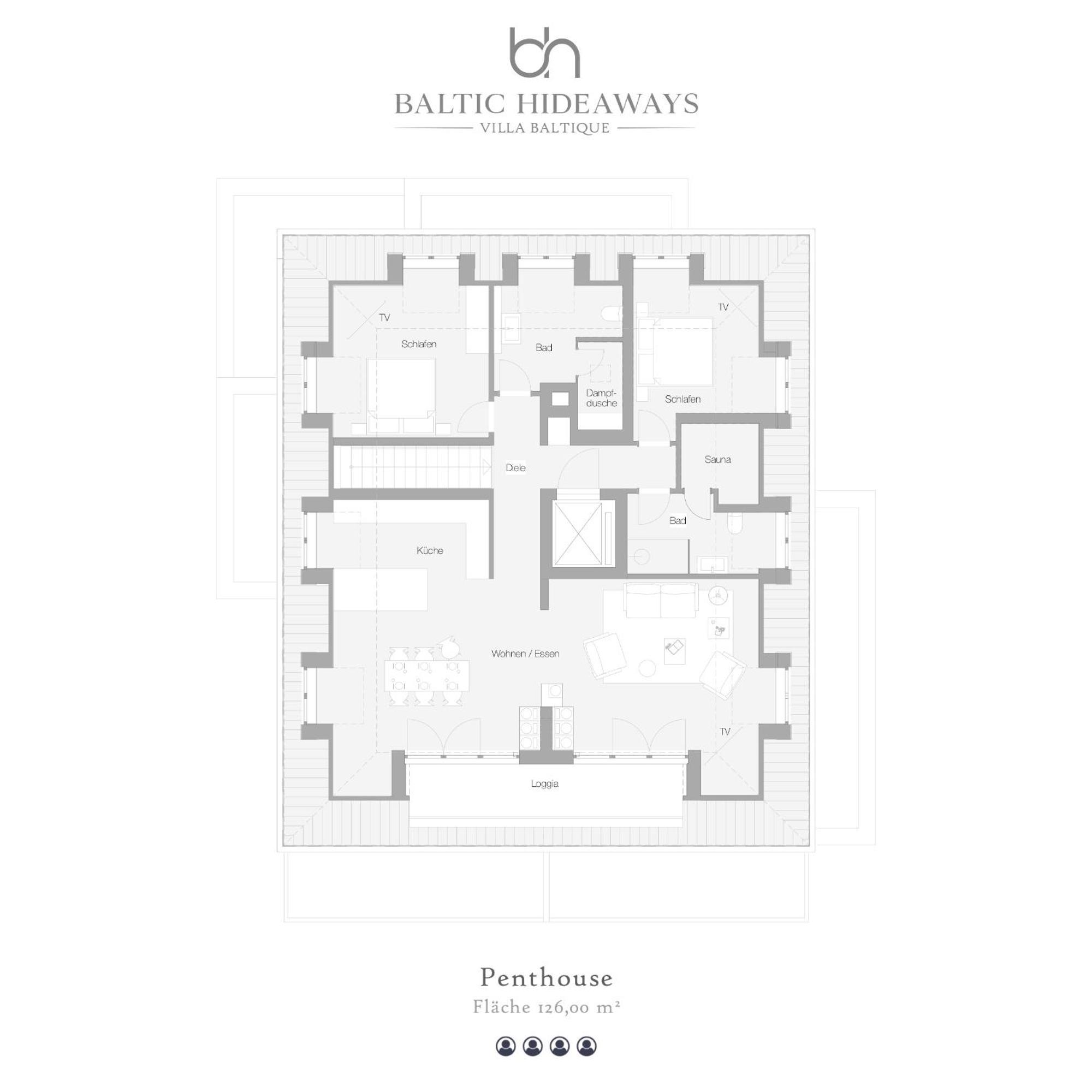 Villa Baltique Sellin  Rum bild